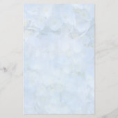 ブルーアジサイ結婚ズリハーサルディナー招待状 チラシ (裏面)