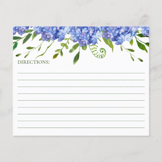 ブルーアジサイ結婚ズレシピ (裏面)