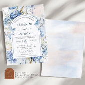 ブルーアジサイ結婚ズ 招待状