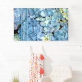 ブルーアジサイ結婚フローラ 横断幕 (インサイチュ)