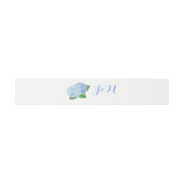 ブルーアジサイ結婚式招待状ベリーバンド 招待状ベリーバンド (フラット)