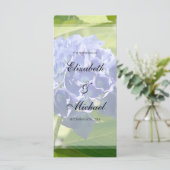 ブルーアジサイ結婚式 プログラム (スタンド正面)