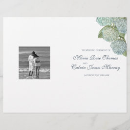 ブルーアジサイ結婚式 プログラム