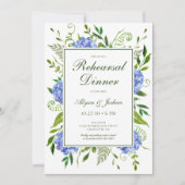 ブルーアジサイ脚本リハーサル夕食会 招待状 (正面)