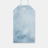 ブルーアジサイ花のマーケットサンキューラベル ギフトタグ (裏面)