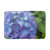 ブルーアジサイ花びらフローラ バスマット (正面)