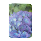 ブルーアジサイ花びらフローラ バスマット (正面縦)