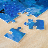 ブルーアジサイ花パズル ジグソーパズル (側面)