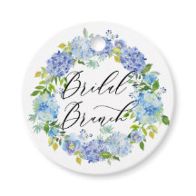 ブルーアジサイ花リースブライダルブランチ