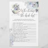 ブルーアジサイ花嫁のゲームを知っ最高のている人 (正面)