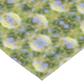 ブルーアジサイ花抽象芸術自然 テーブルクロス (アングル)