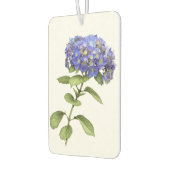 ブルーアジサイ花植物美術デザイン カーエアーフレッシュナー (左)