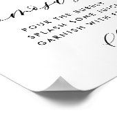 ブルーアジサイ赤ちゃんシャワーミモザマムオーサバー ポスター (角)