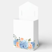ブルーアジサイ赤面バラユーカリブライダルシャワー フェイバーボックス (オープン)