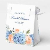 ブルーアジサイ赤面バラユーカリブライダルシャワー フェイバーボックス (裏面サイド)