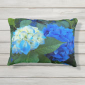 ブルーアジサイ開花フローラ アクセントクッション (裏面)