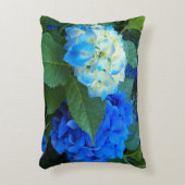 ブルーアジサイ開花フローラ アクセントクッション (正面(垂直))