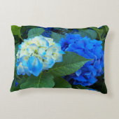 ブルーアジサイ開花フローラ アクセントクッション (裏面)