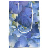 ブルーアジサイ開花 ミディアムペーパーバッグ (裏面)