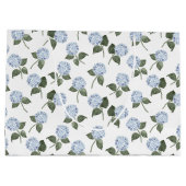 ブルーアジサイ開花 ラージペーパーバッグ (裏面)