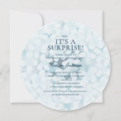 ブルーアジサイ75thサプライズ誕生日パーティー 招待状 (正面)