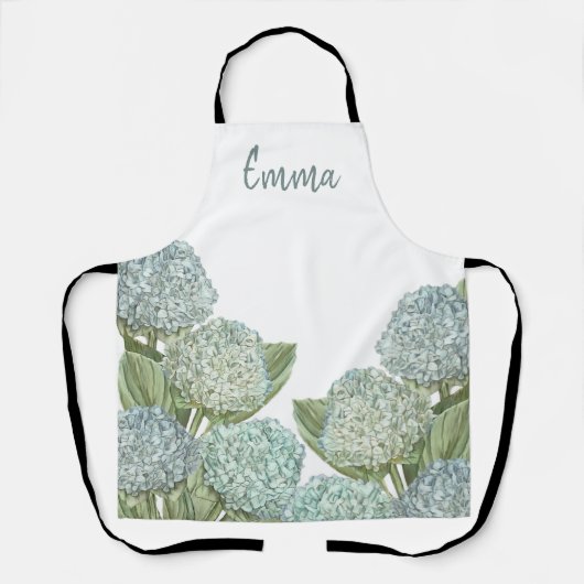 ブルーアジサイ エプロン (正面)