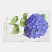 ブルーアジサイ キッチンタオル (横)