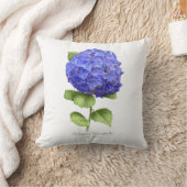 ブルーアジサイ クッション (ブランケット)