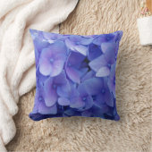 ブルーアジサイ クッション (ブランケット)
