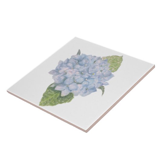 ブルーアジサイ タイル (側面)