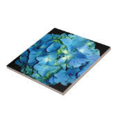 ブルーアジサイ タイル (側面)