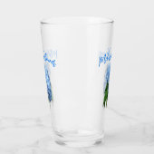 ブルーアジサイ タンブラーグラス (左)