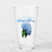 ブルーアジサイ タンブラーグラス (正面)