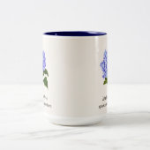 ブルーアジサイ ツートーンマグカップ (中央)