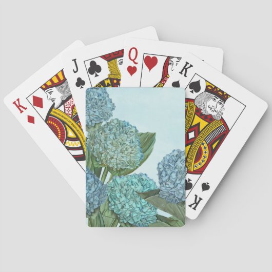 ブルーアジサイ トランプ (裏面)