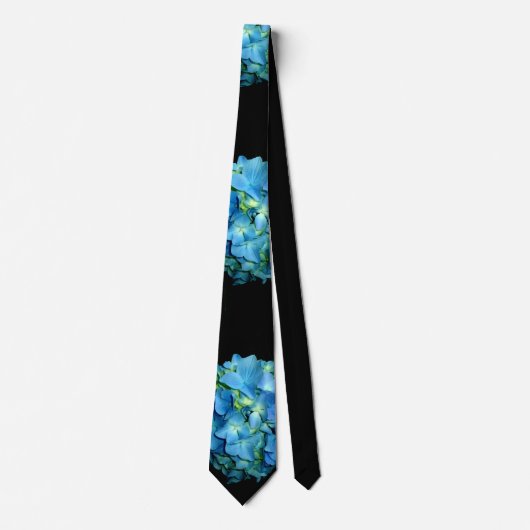 ブルーアジサイ ネクタイ (正面)