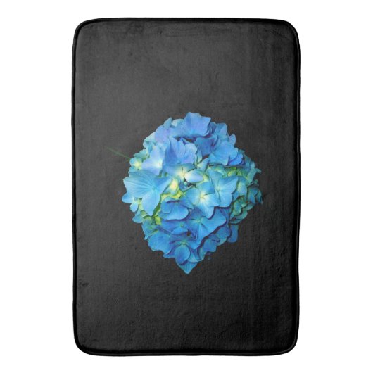 ブルーアジサイ バスマット (正面縦)