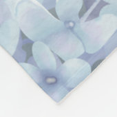 ブルーアジサイ フリースブランケット (角)