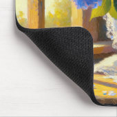 ブルーアジサイ・ブーケ マウスパッド (コーナー)