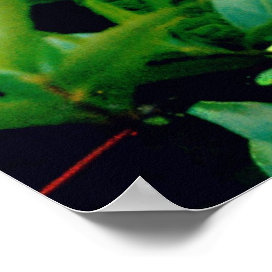 ブルーアジサイ ポスター (角)