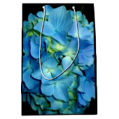 ブルーアジサイ ミディアムペーパーバッグ (正面)