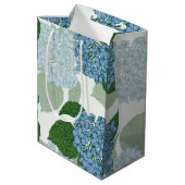ブルーアジサイ ミディアムペーパーバッグ (裏面アングル)