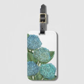 ブルーアジサイ ラゲッジタグ (正面縦)