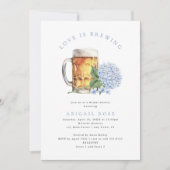 ブルーアジサイ・ラブイズブルーイングブライダルシャワー 招待状 (正面)