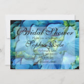 ブルーアジサイ 招待状 (正面)