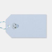 ブルーアジサイinシノワズリーポット ギフトタグ (裏面横)