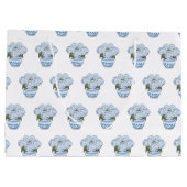 ブルーアジサイinシノワズリーポット ラージペーパーバッグ (裏面)