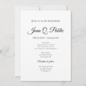 ブルーアジサイinジャーお祝いオブライフ・メモリアル 招待状 (裏面)