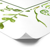 ブルーアジサイOhスナップ ポスター (角)