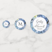 ブルーアジャンジアフ結婚ラワーズ コンフェッティ (正面)